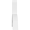 Ekena Millwork Archdale Architectural Grade PVC Gable Bracket, 48"W x 24"H x 4"D x 4"F, 12/12 Pitch GBP048X24X0404ARC00 - alternate 5